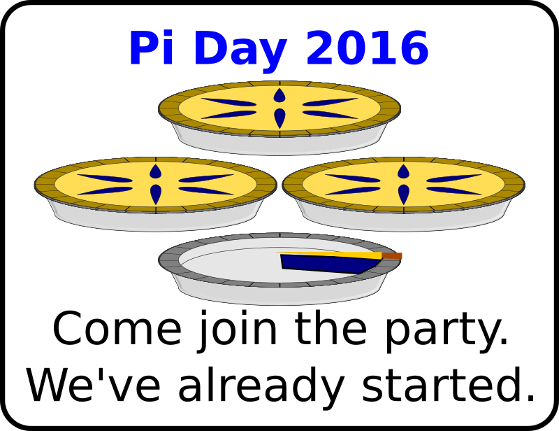 Pi Day 2016