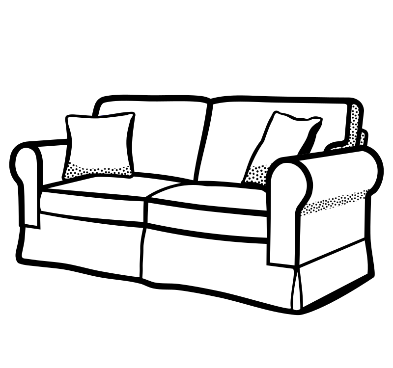 sofa - lineart