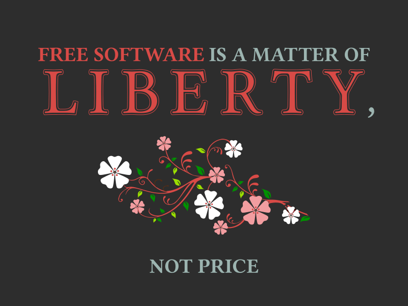 Free Software is about Liberty