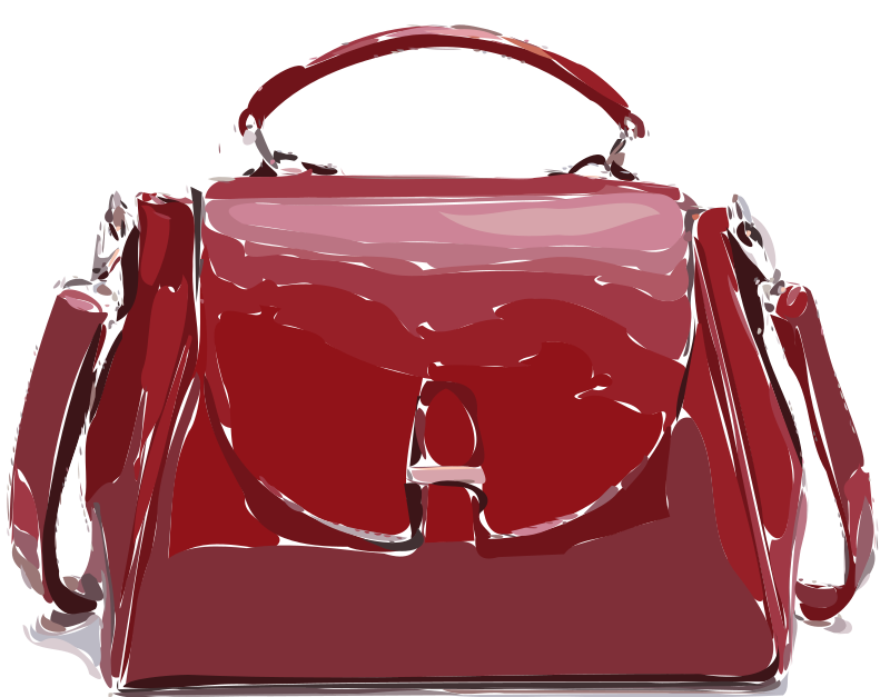 Red Leather Purse