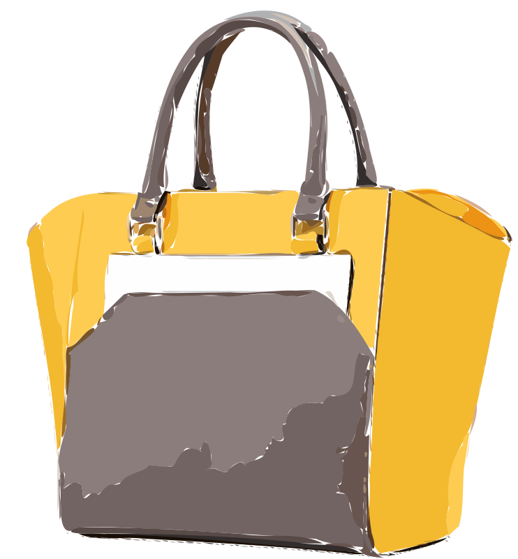 Yellow Tan Leather Leather Bag