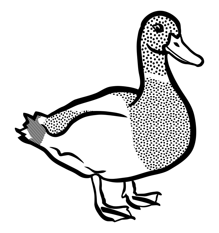 duck - lineart