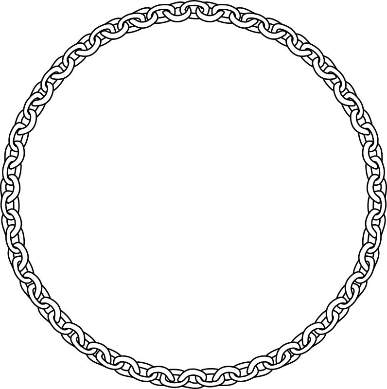 Chain link frame