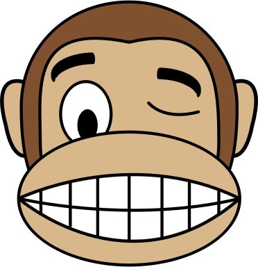 Monkey Emoji - Wink Face