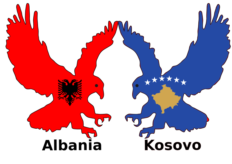 Albania and Kosovo, two eagles