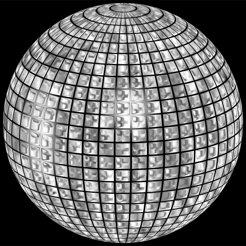 Glimmering Disco Ball Enhanced
