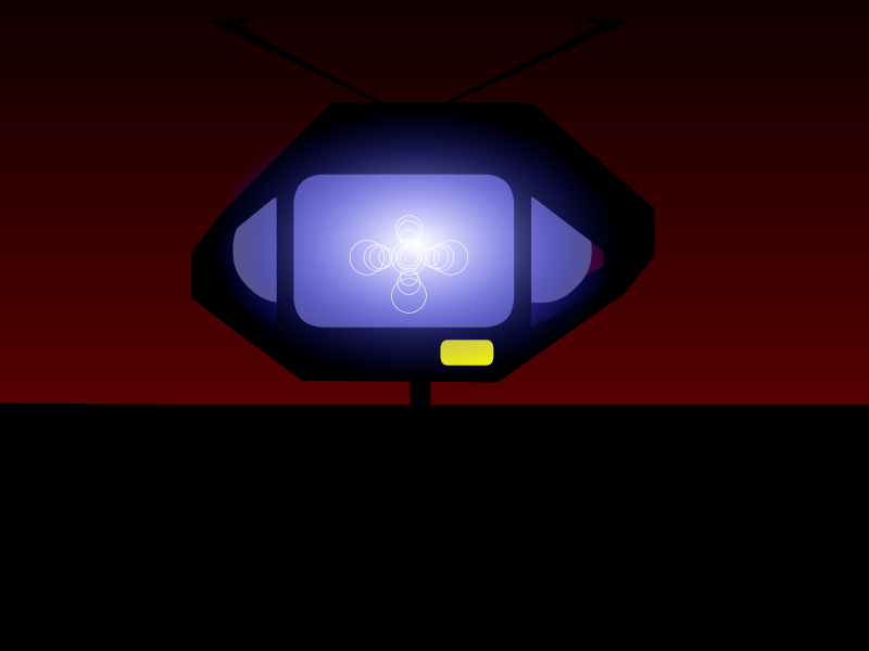 A011: A danger TV is turned on! (Animation)