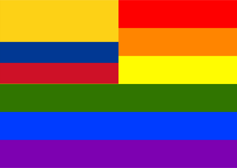 Rainbow Flag Colombia
