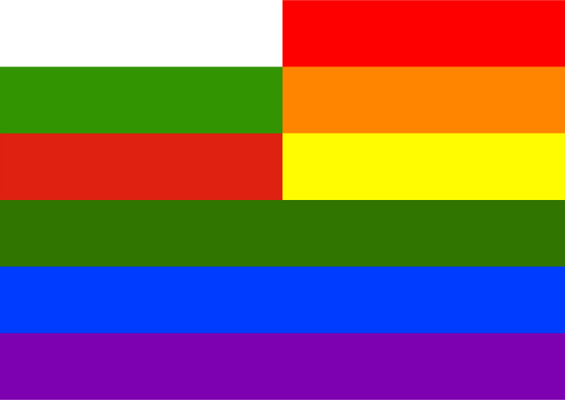 Rainbow Flag Bulgaria