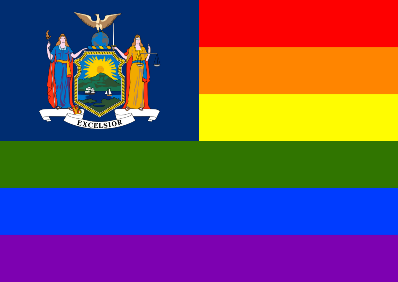 Rainbow Flag New York