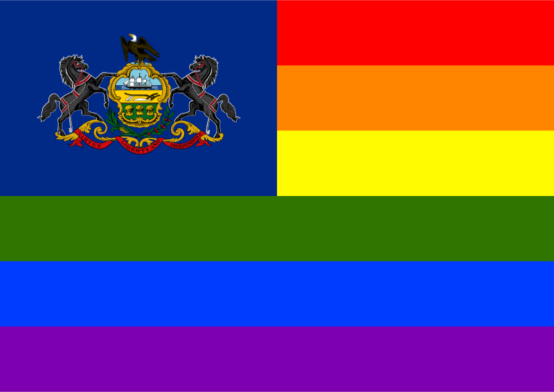 Rainbow Flag Pennsylvania