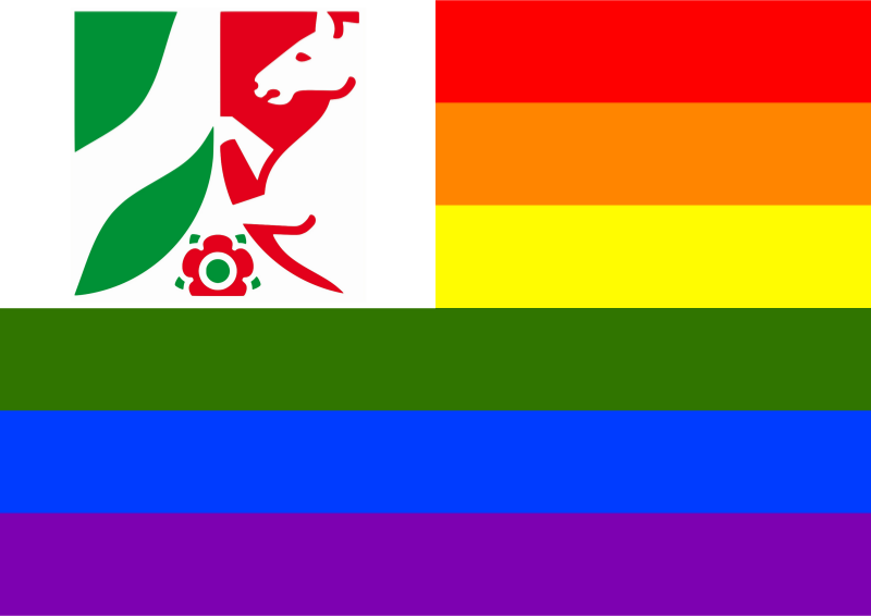 Rainbow Flag North Rhine-Westphalia