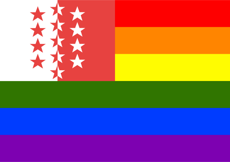 Rainbow Flag Valais