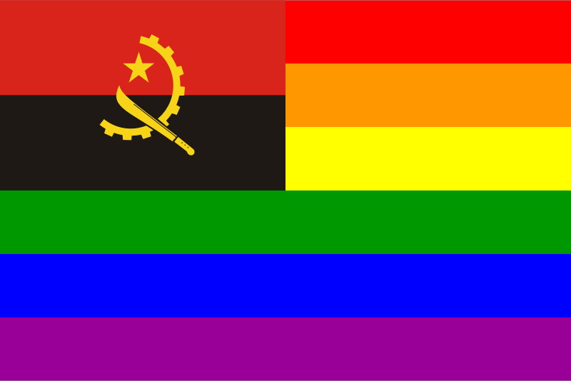 The Angola Rainbow Flag