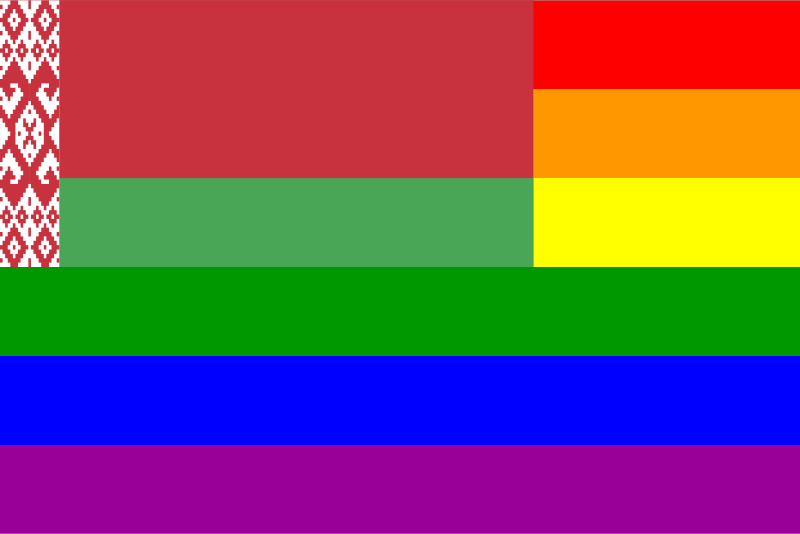The Belarus Rainbow Flag