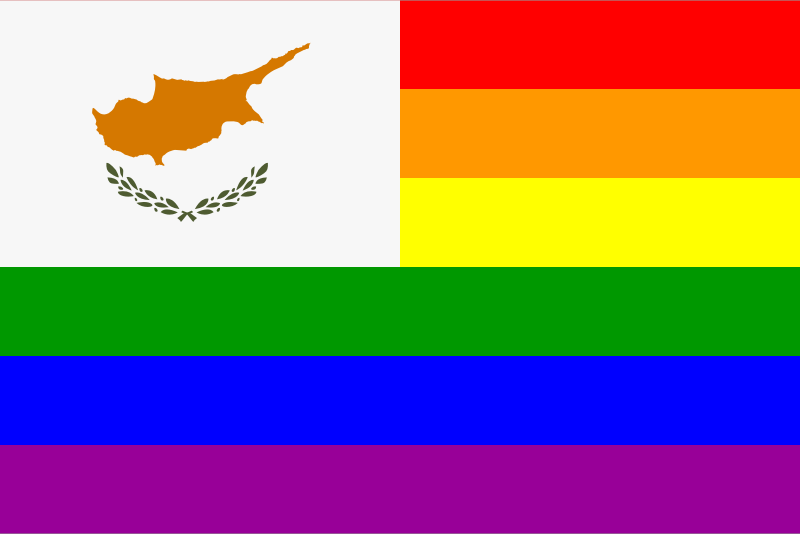 The Cyprus Rainbow Flag