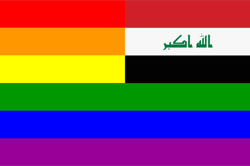 The Iraq Rainbow Flag