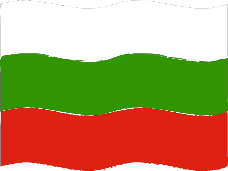 Flag of Bulgaria wave