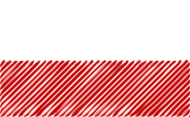 Poland flag linear