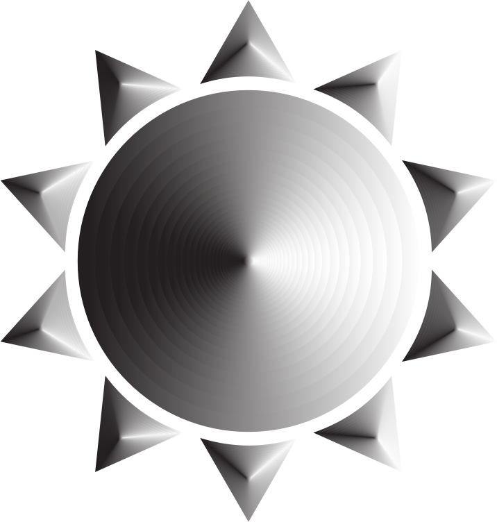 Prismatic Sun Icon Variation 4