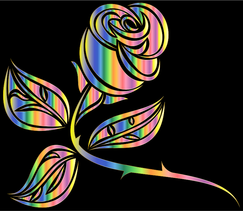 Stylized Rose Extended 6