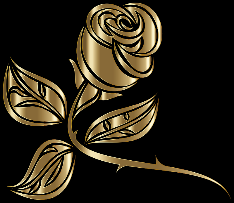 Stylized Rose Extended 9