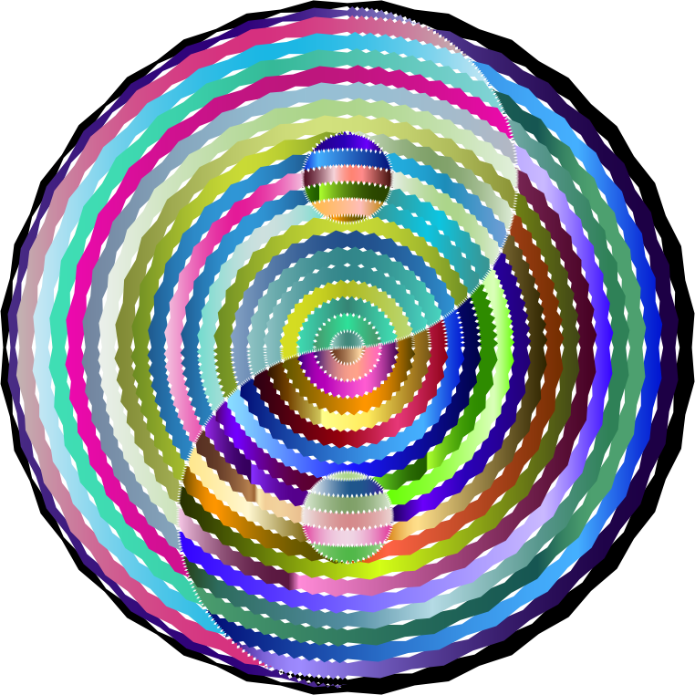 Disco Concentric Yin Yang