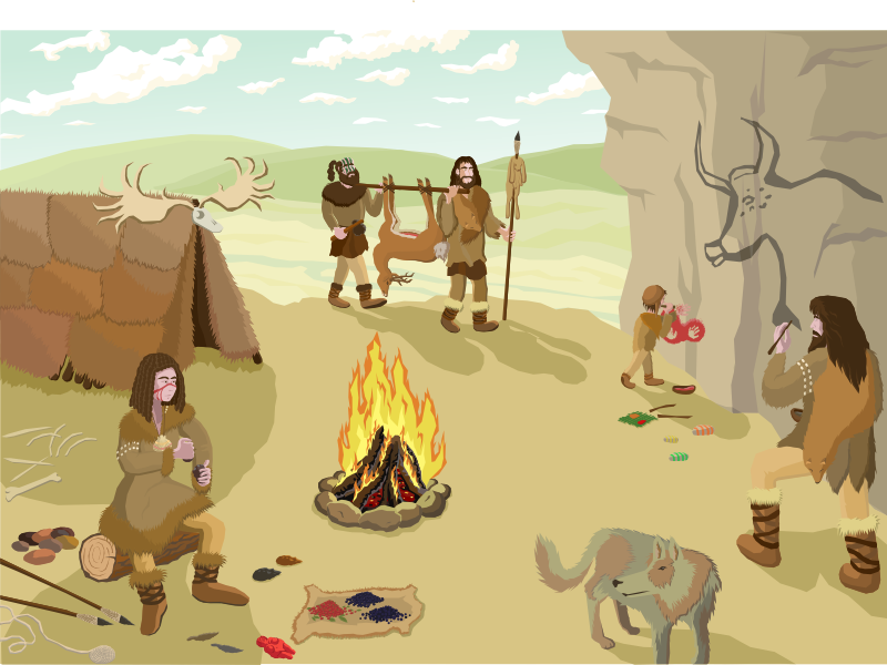 Prehistoric camp