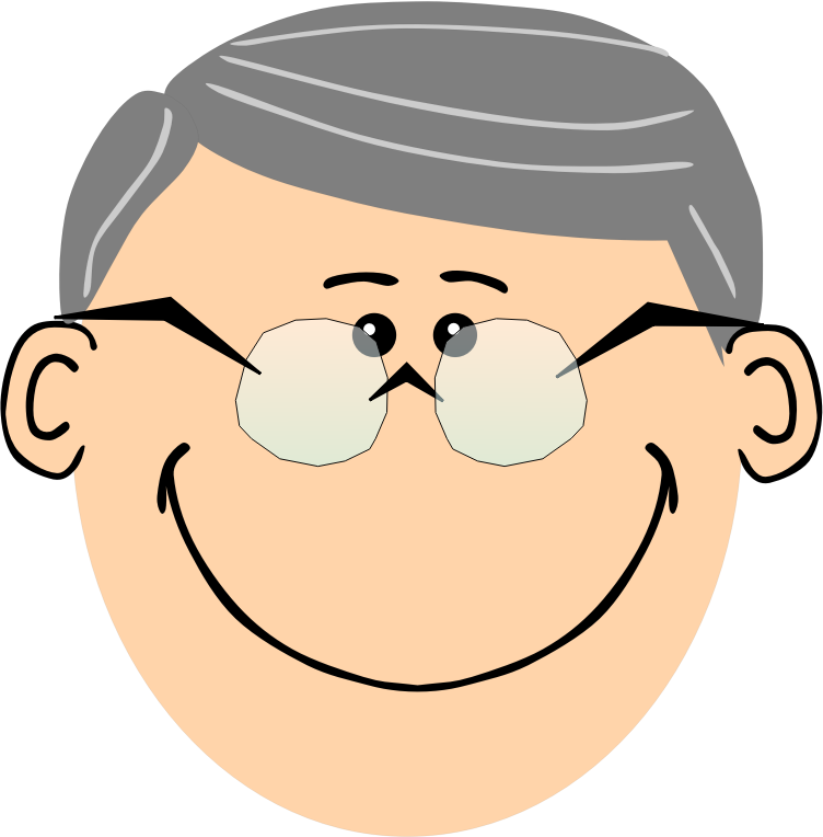 Grandpa with spectacles
