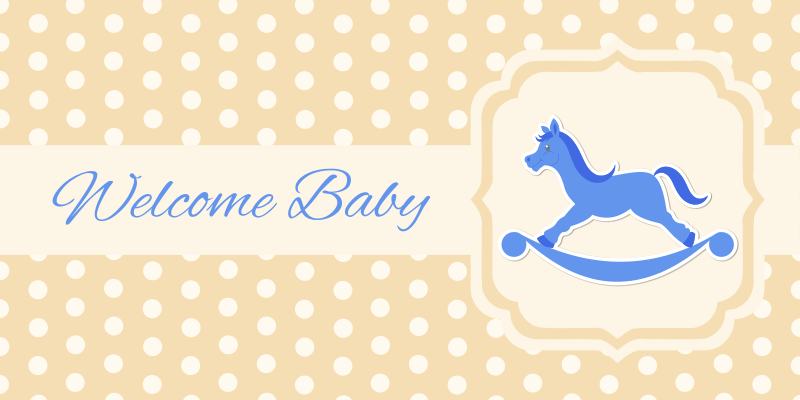 Baby greeting card (boy)