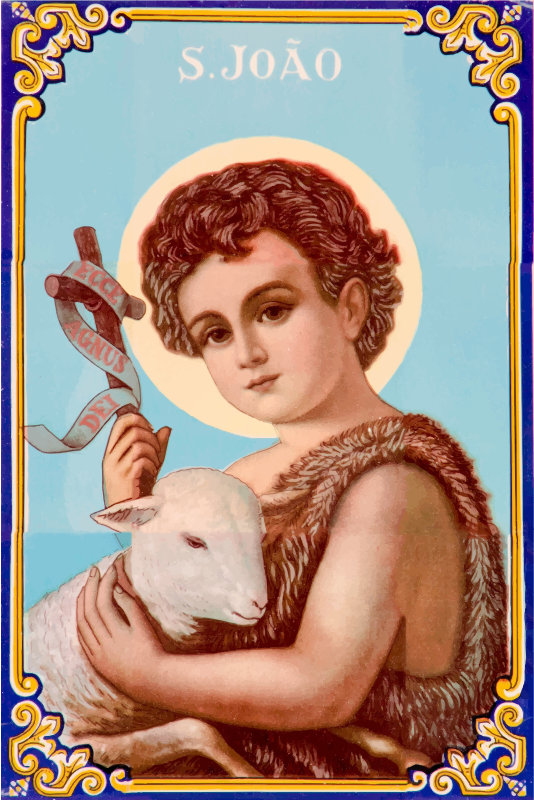 Christ Holding A Lamb
