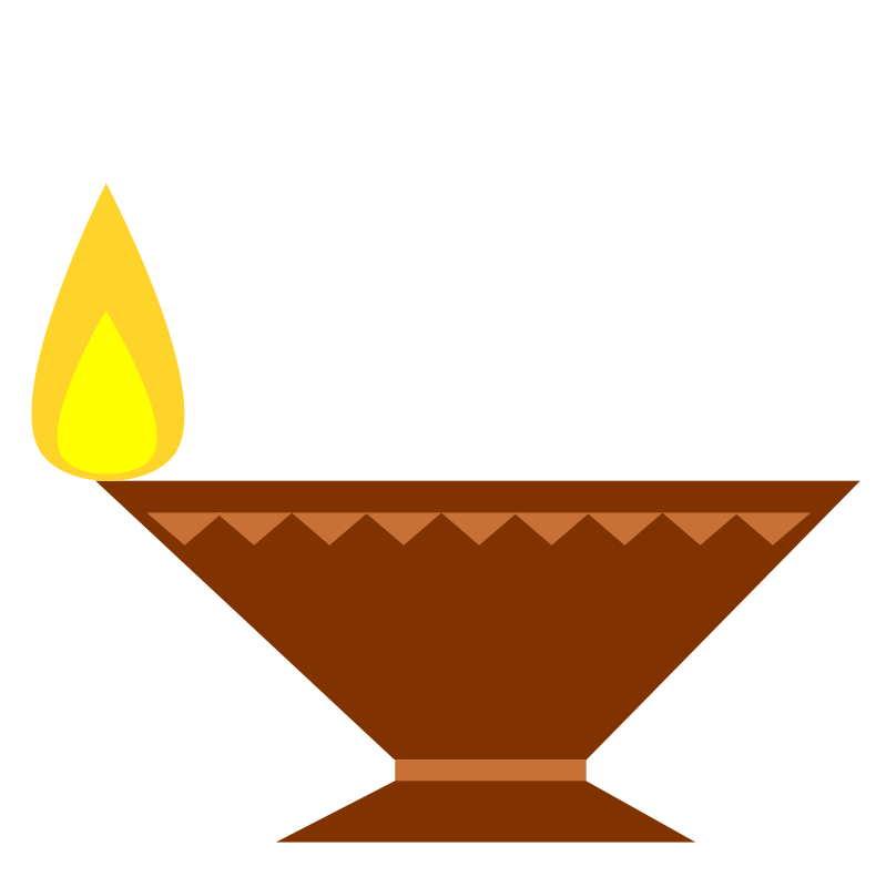 Lamp (Diya) for the festival of Deepavali.