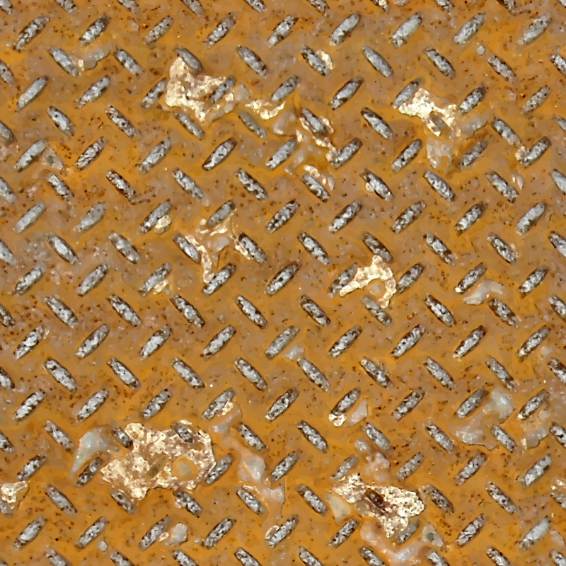 Rusty metal plate