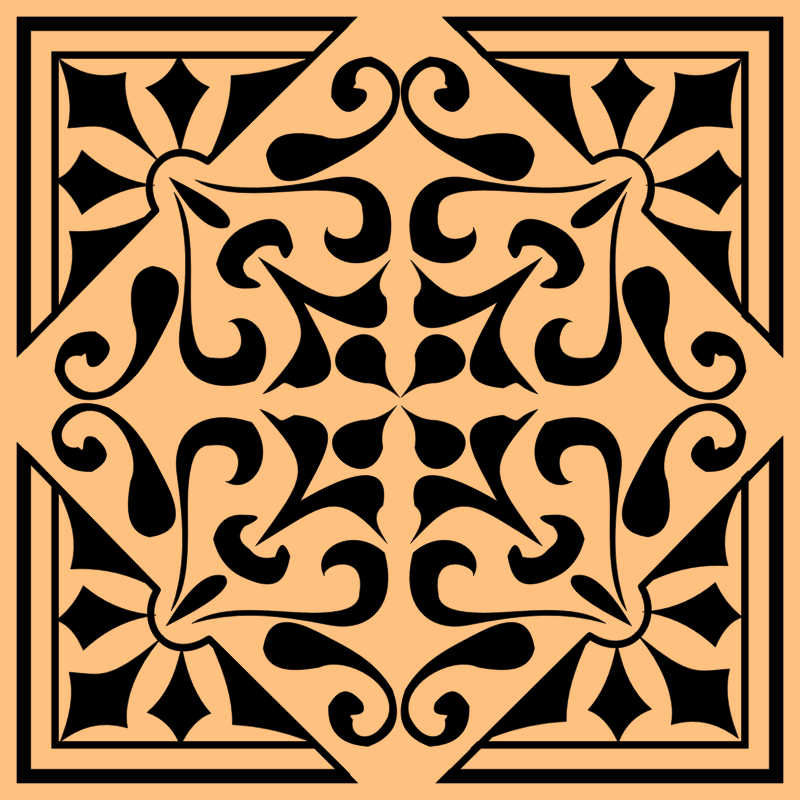 Tile with background