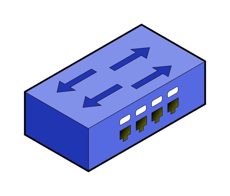 isometric switch with border