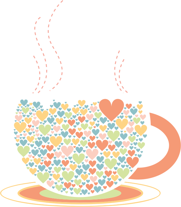 Love Hearts Coffee By Lin Chu