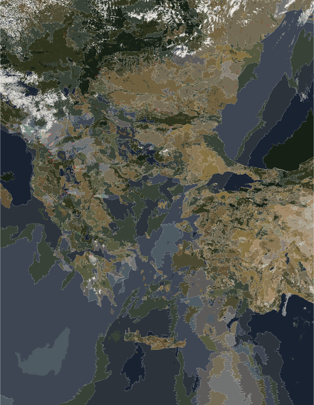Balkan Fires, Earth from Aqua (EOS PM-1) (2007-07-25)