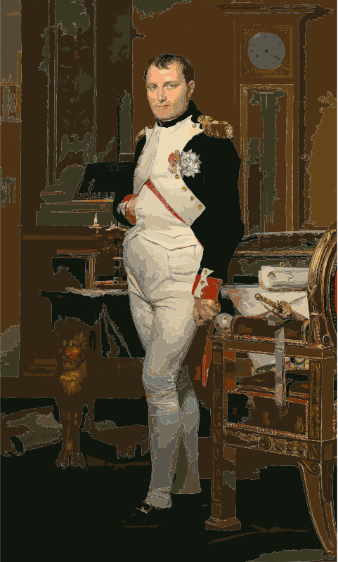 Jacques-Louis David - The Emperor Napoleon in His Study at the Tuileries - Google Art Project