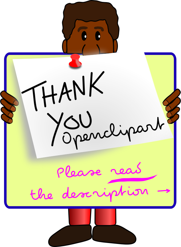 The GʊGʊ-team is saying thank you to Openclipart