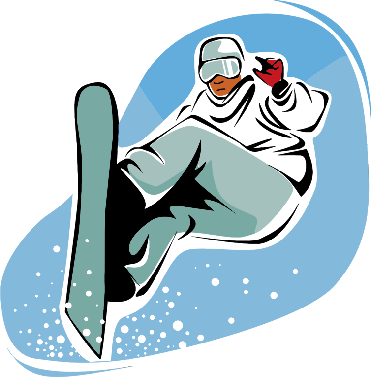 Snowboarding Man