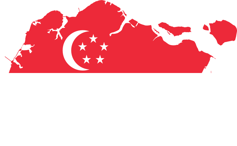 Singapore Map Flag