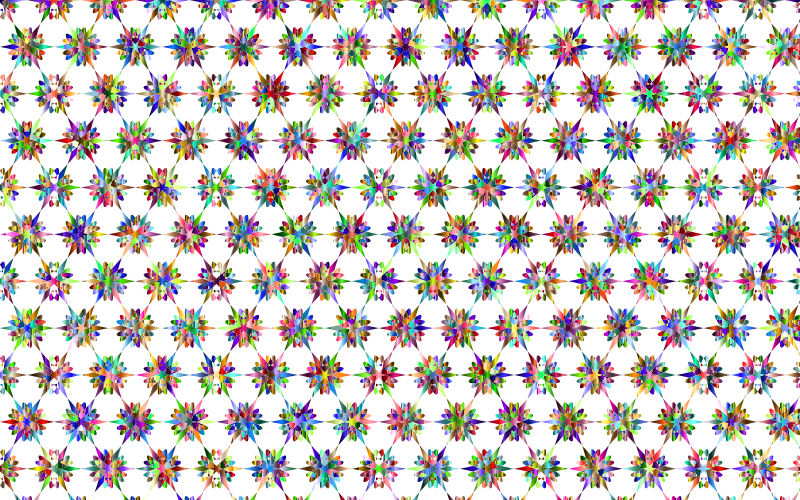 Prismatic Hexagonalish Pattern No Background
