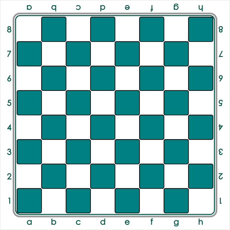 Standard Chess Board - Green / Tablero de Ajedrez - Verde