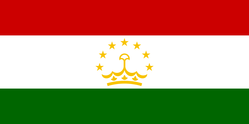 Flaf of Tajikistan
