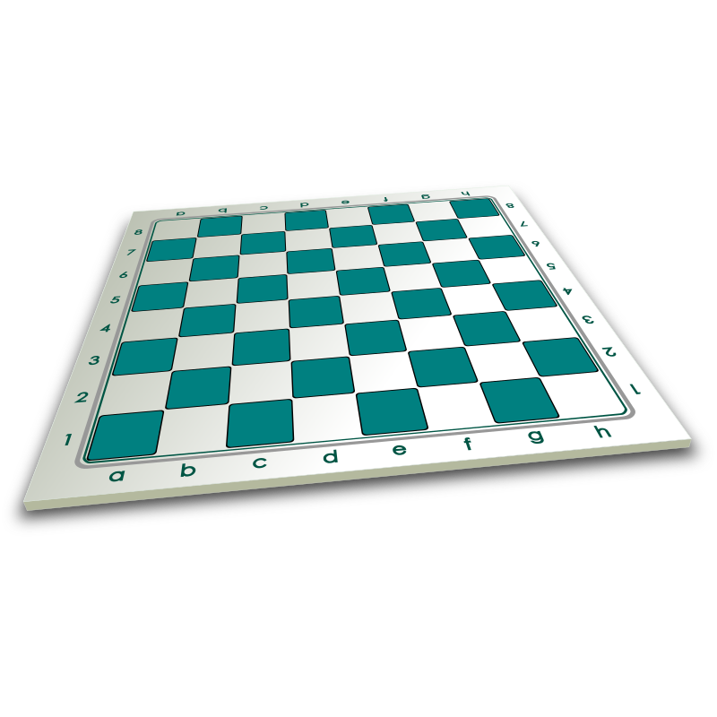 Chessboard in perspective 3D / Tablero en Perspectiva