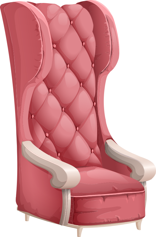 Old-fashioned fancy chair