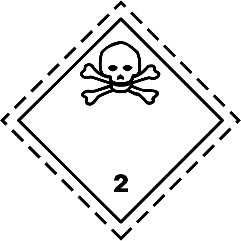 ADR pictogram 2.3-Poison gases