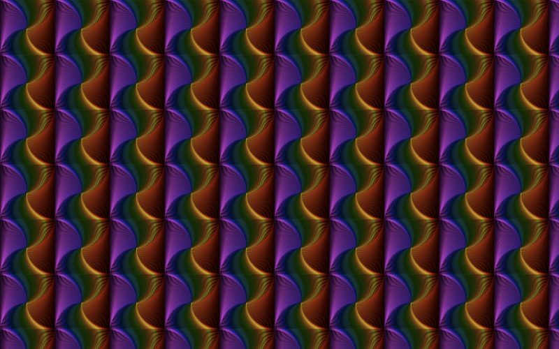 Seamless Prismatic Quadrilateral Line Art Pattern