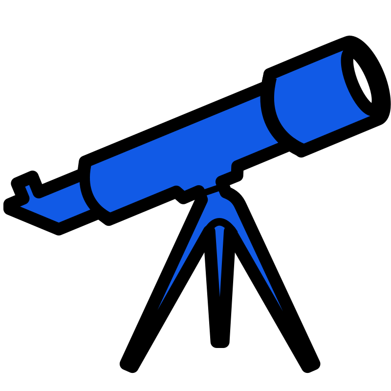 Telescope - blue