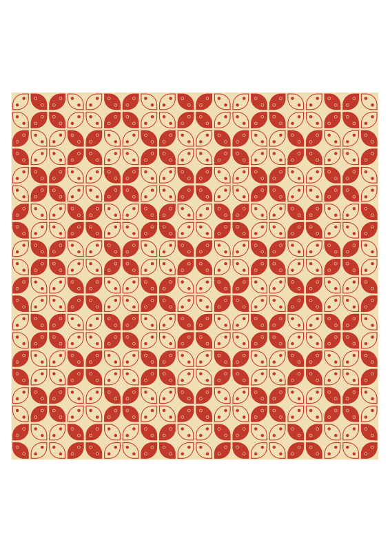 Batik Kawung Seamless Pattern